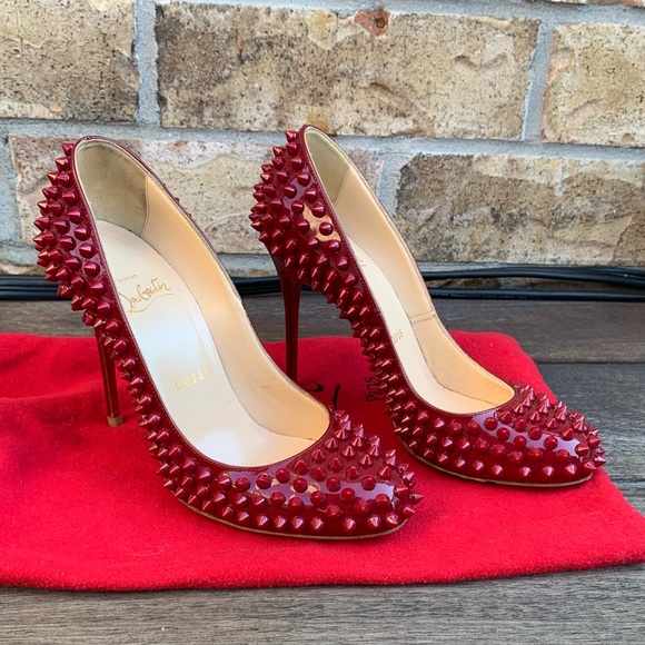 Christian Louboutin Shoes - Christian Louboutin red spike heels